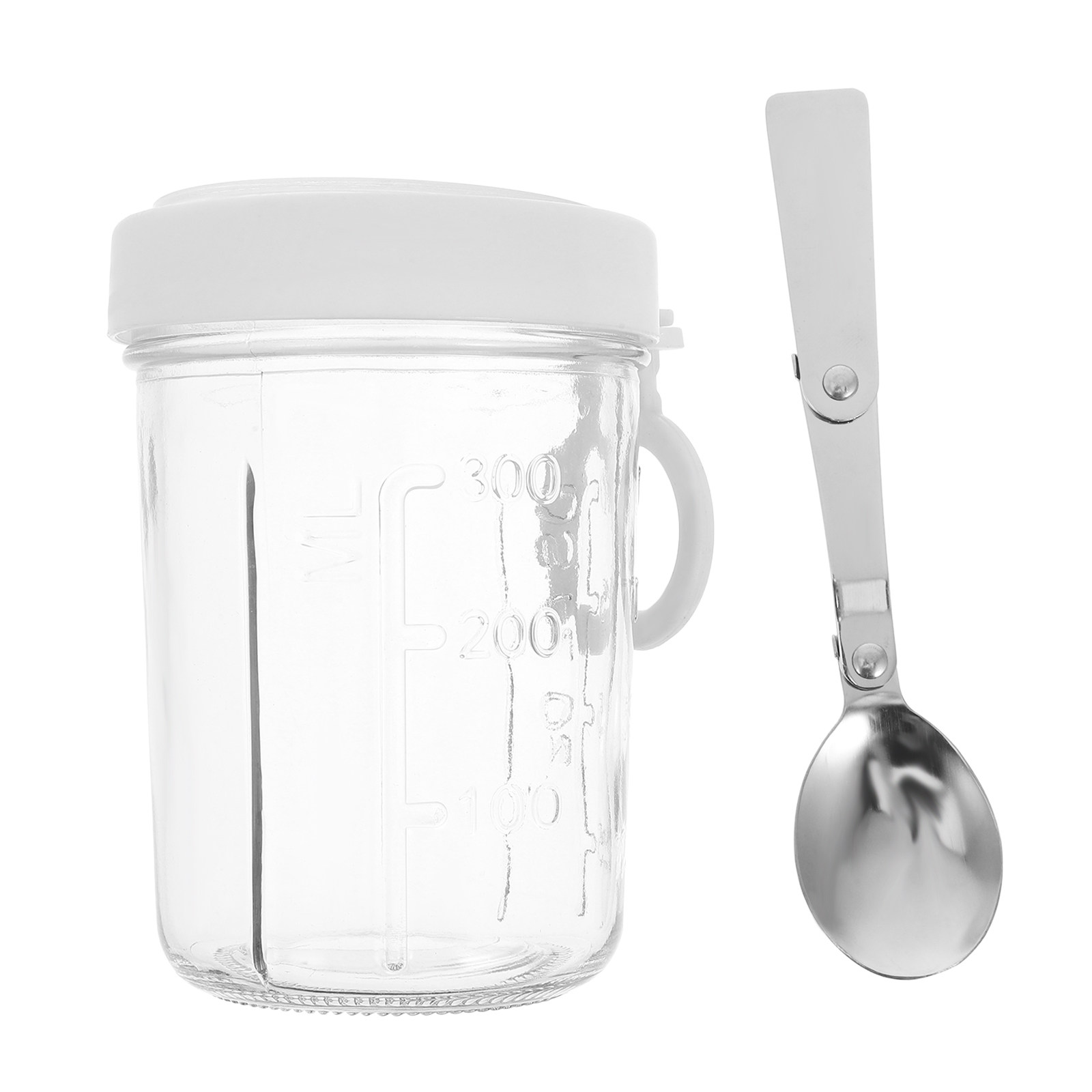 Meal Prep Oatmeal Jars - Glass Oatmeal Container 350Ml Overnight Oats