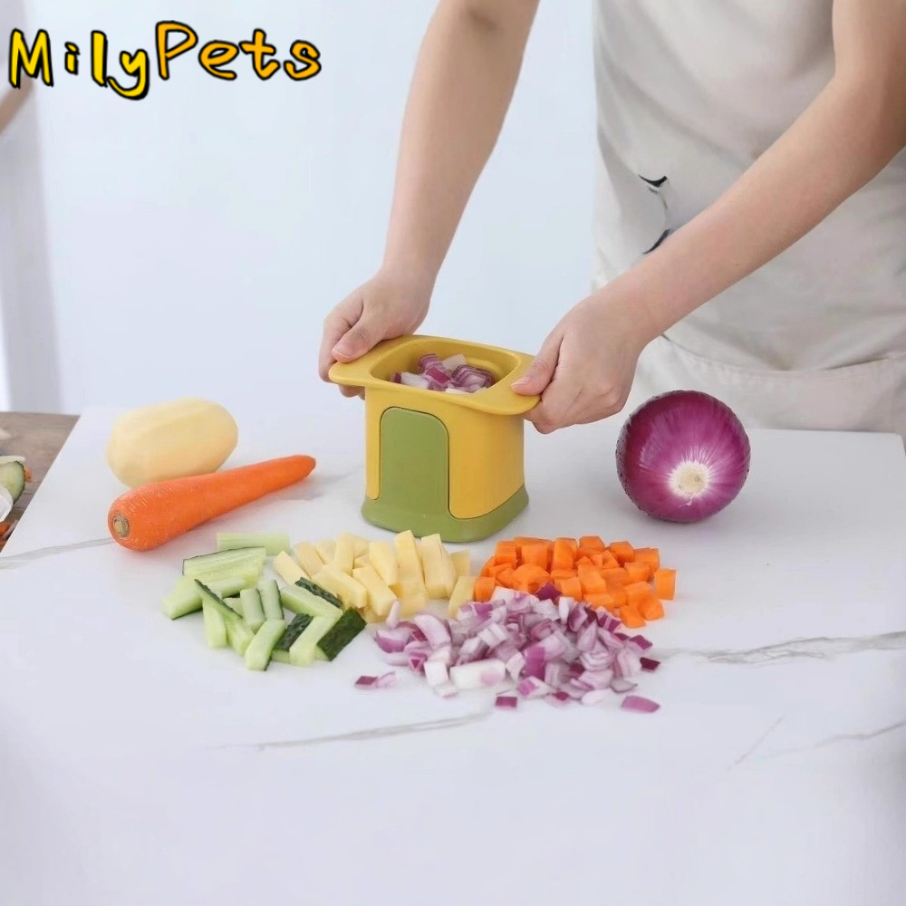 Meal Prep With Potatoes - Multi-functional Vegetable Chopper Hand Pressure 2-in-1