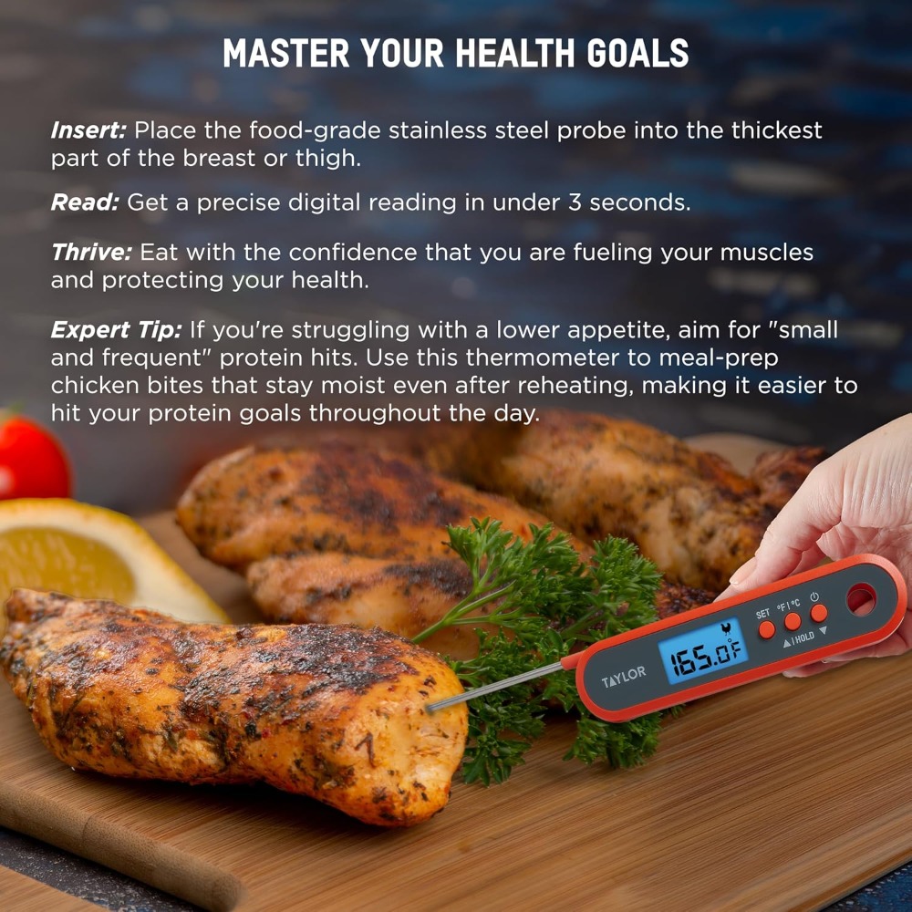 Digital Waterproof Meat Thermo - đánh giá và giá Meal Prep High Protein