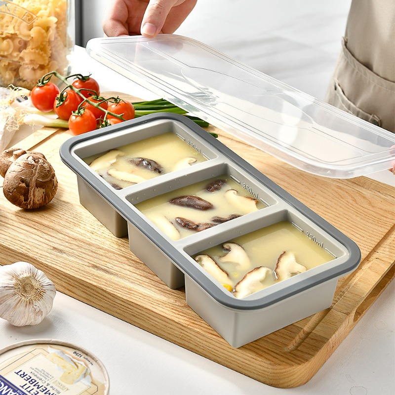 Souper Cubes ,Silicone Freezer - đánh giá và giá Meal Prep Chia Pudding