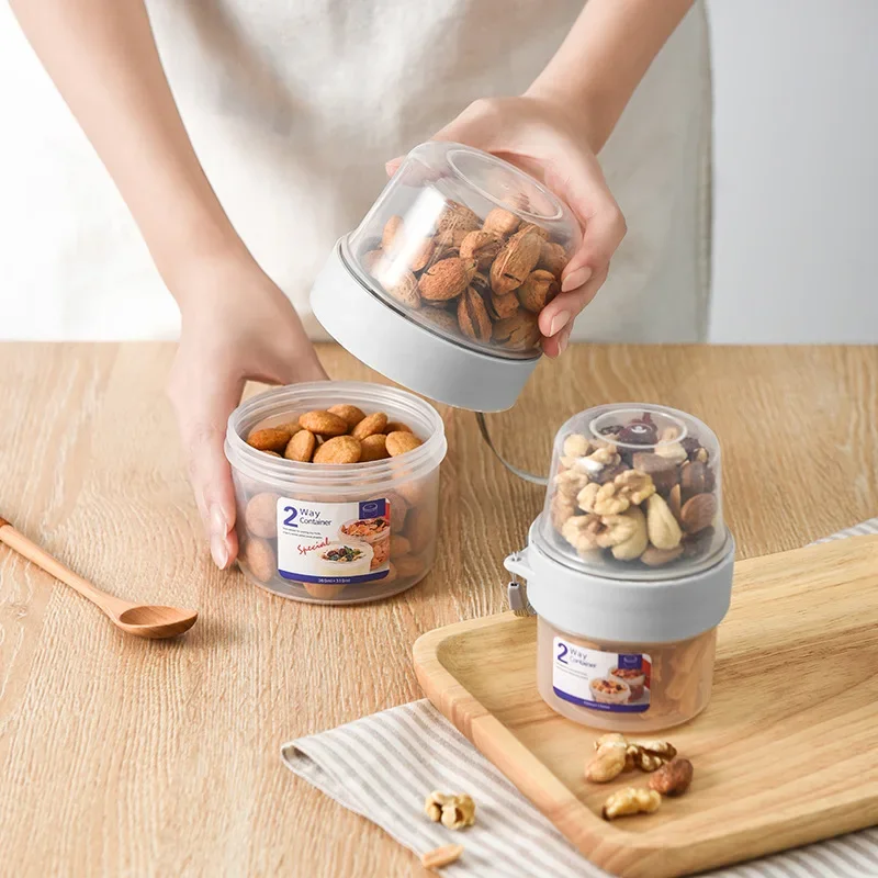 Carry Breakfast Cup Salad Cups - đánh giá và giá Meal Prep Oatmeal Jars