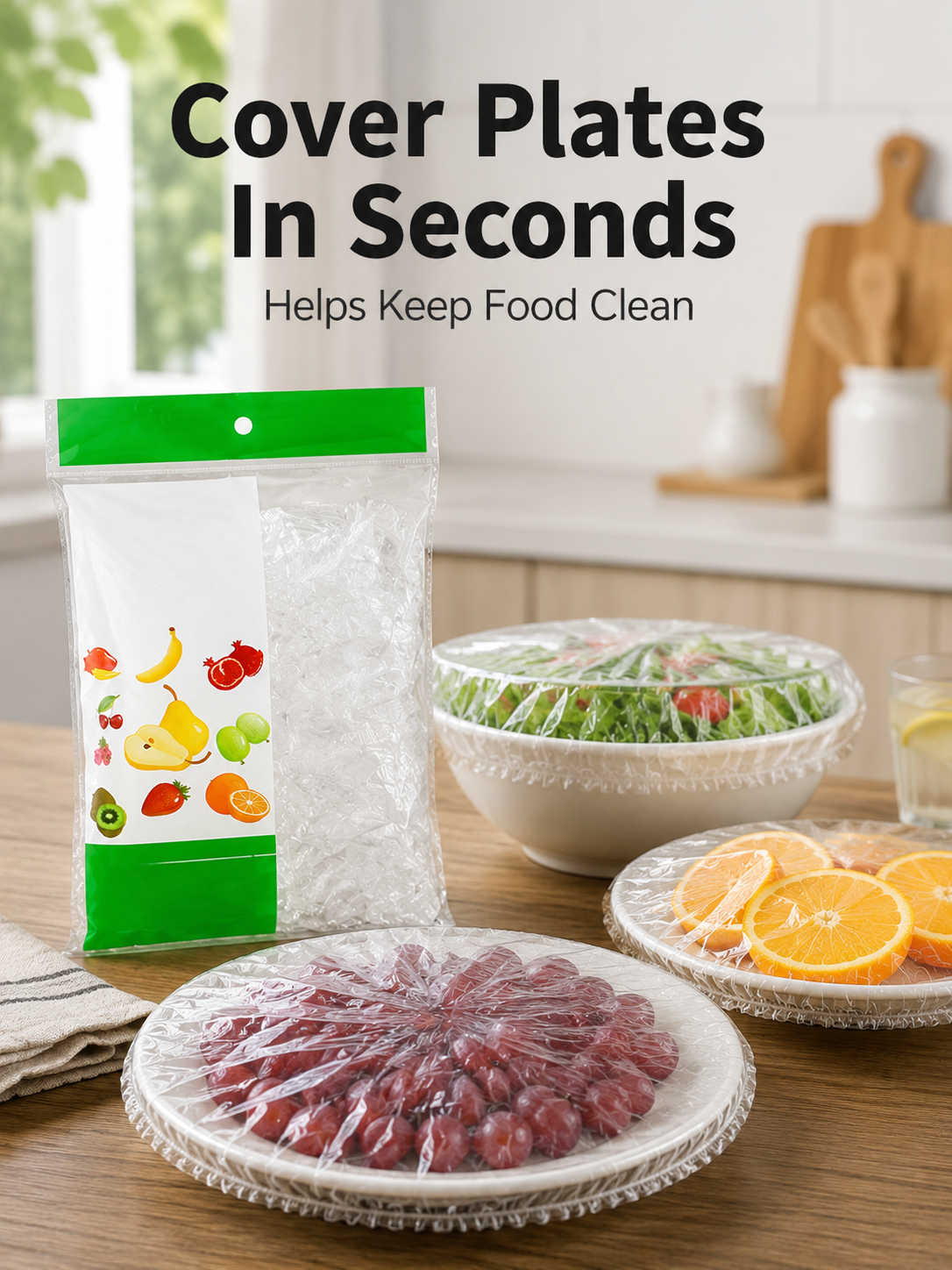 100 Pcs Disposable Elastic Bow - đánh giá và giá Meal Prep Wraps