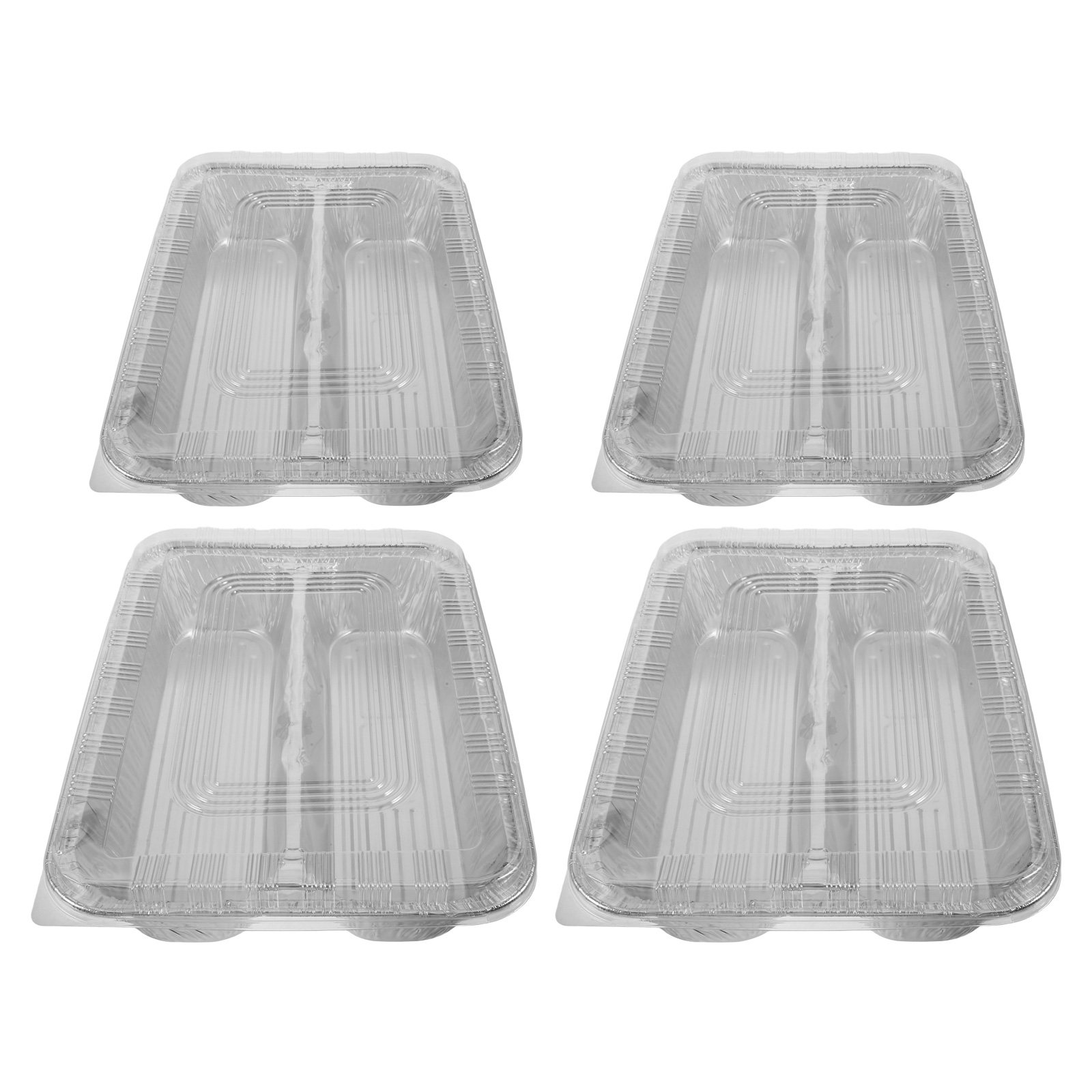 4Sets Aluminum Foil Tray Recta - đánh giá và giá Meal Prep Food