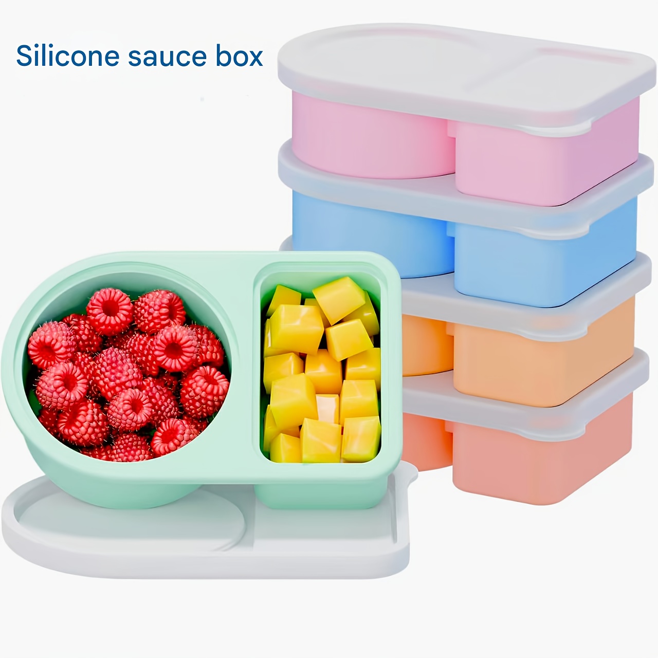 3 Pack Silicone Snack Containe - đánh giá và giá Meal Prep Chia Pudding