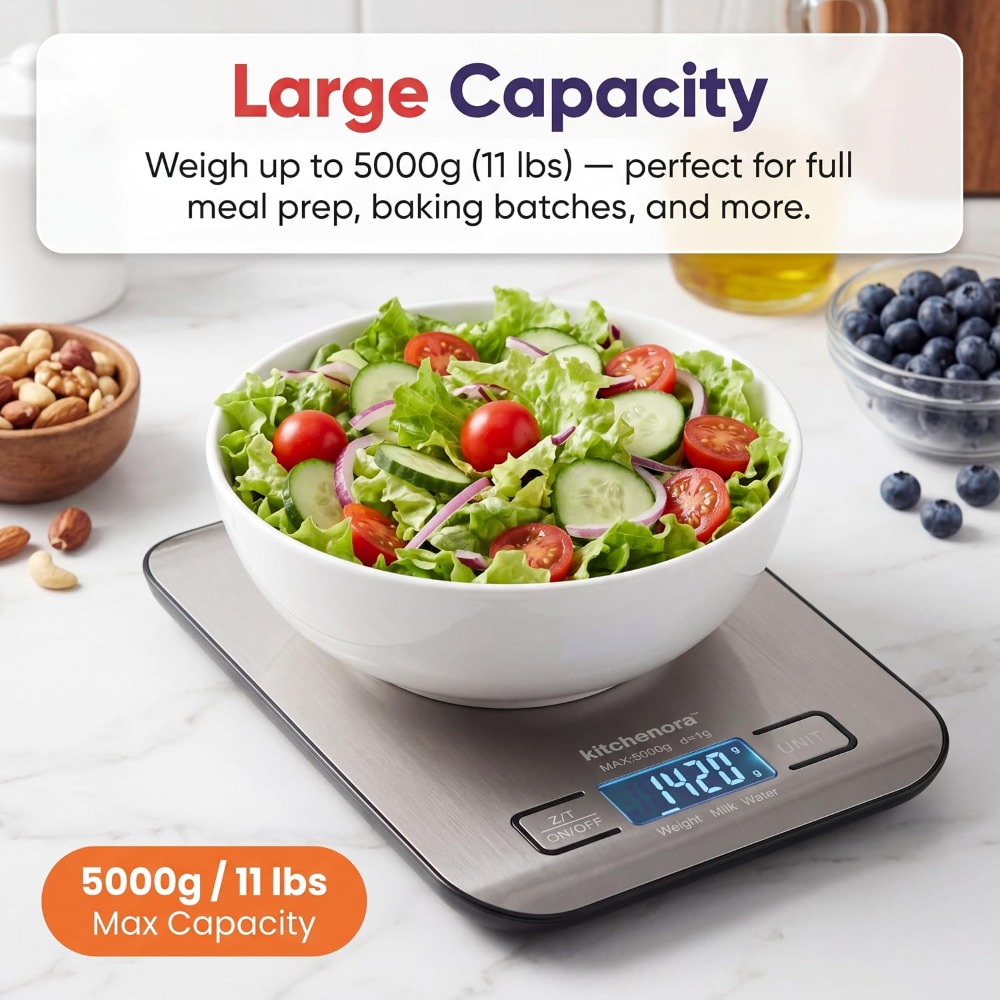 Digital Kitchen Scale 11lb 5kg - đánh giá và giá Meal Prep Keto