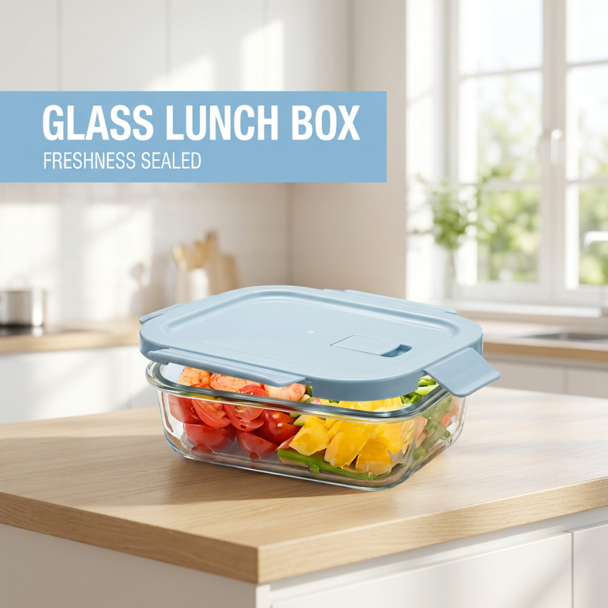 2 Pack Glass Lunch Box Borosil - đánh giá và giá Meal Prep Diet