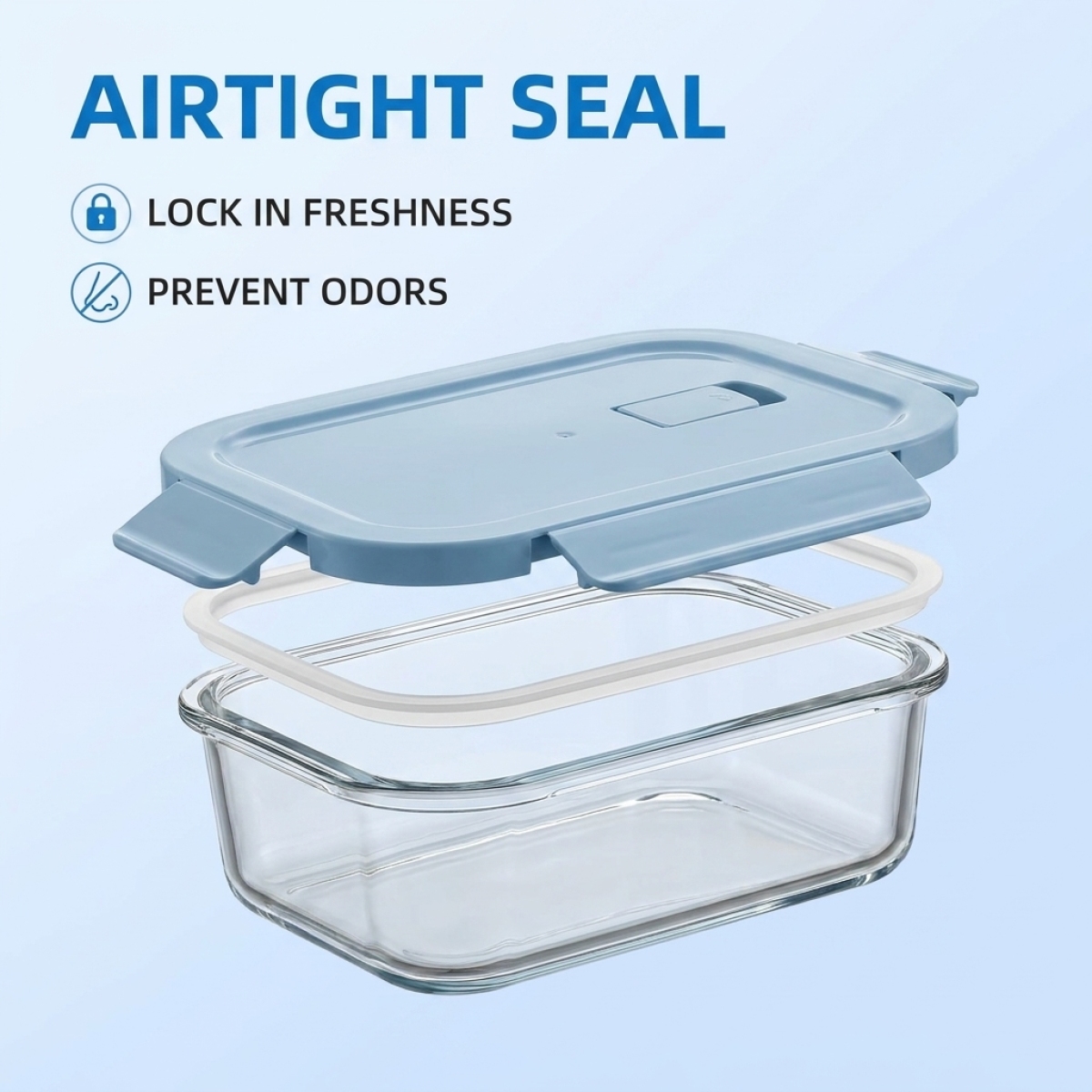 2 Pack Glass Lunch Box Borosil - đánh giá và giá Meal Prep Diet