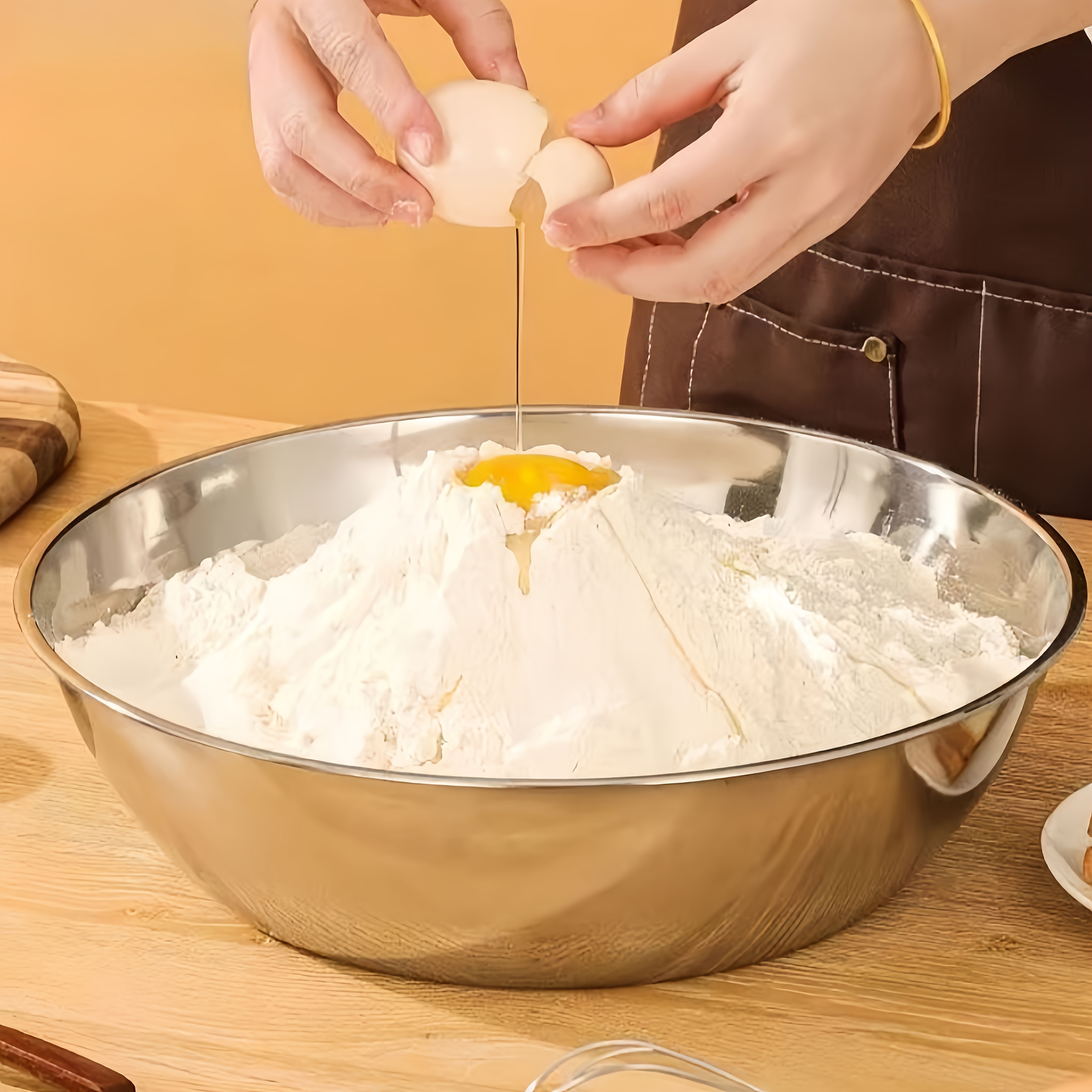 1Pcs, 32cm Stainless Steel Mix - đánh giá và giá Meal Prep Chicken