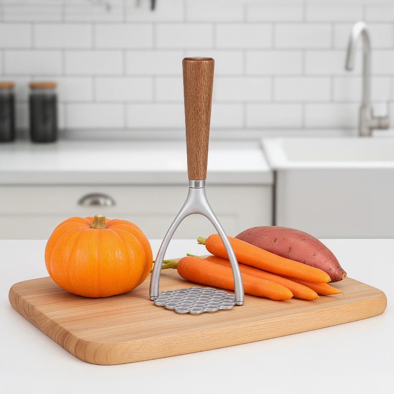 Potato Masher Manual with Wood - đánh giá và giá Meal Prep With Potatoes