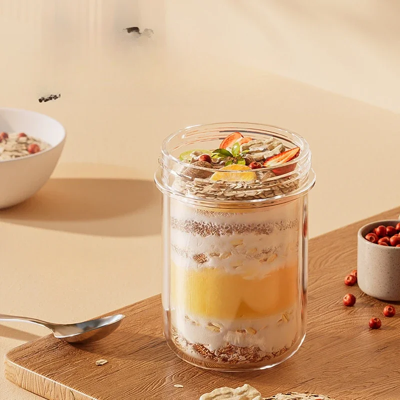 420ML New Breakfast Cups Oatme - đánh giá và giá Meal Prep Oatmeal Jars