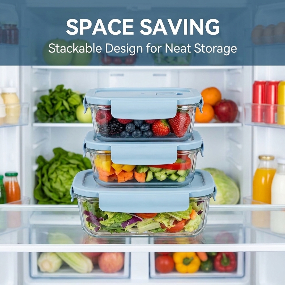 2 Pack Glass Lunch Box Borosil - đánh giá và giá Meal Prep Diet