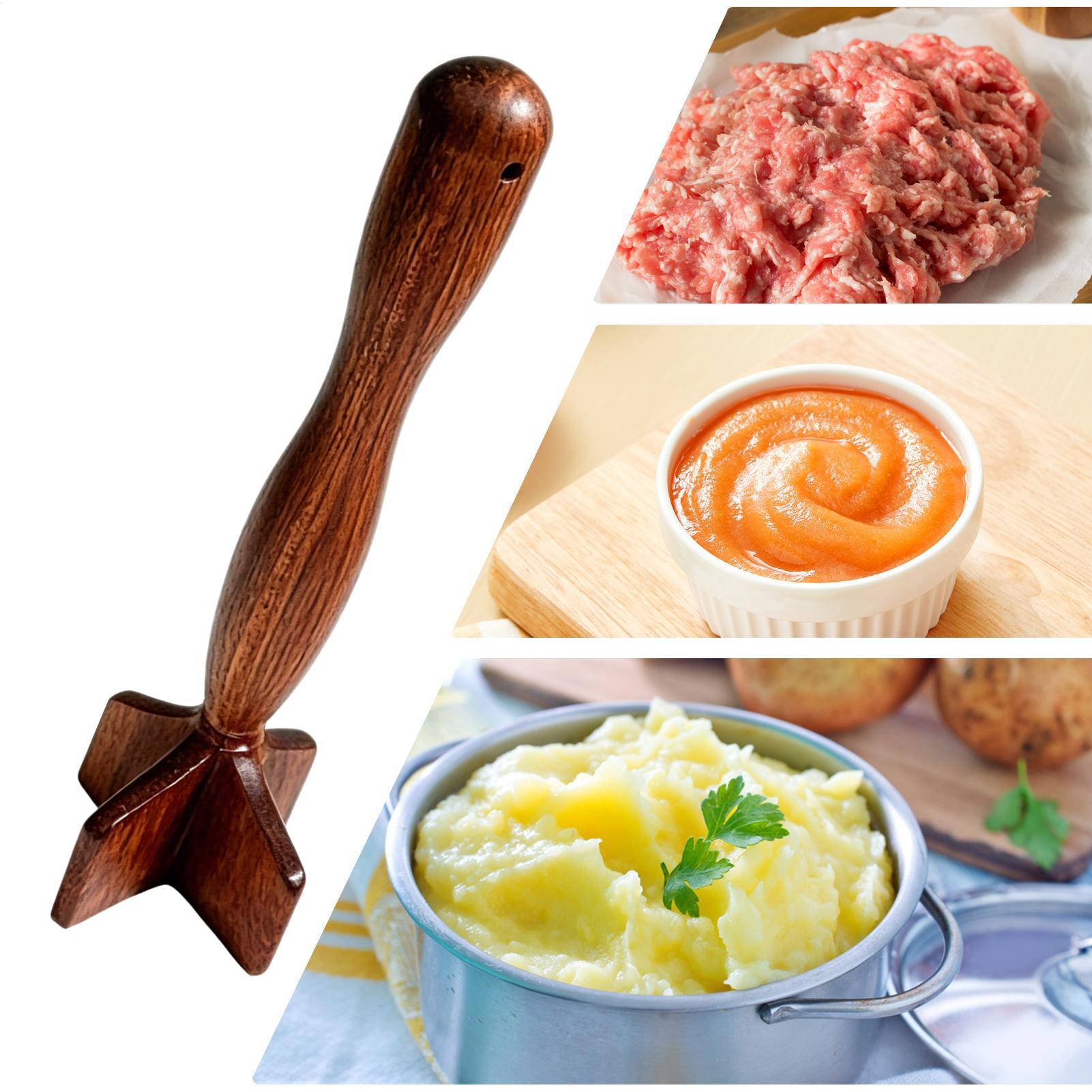 Wooden Meat Masher Wooden Meat - đánh giá và giá Meal Prep With Potatoes