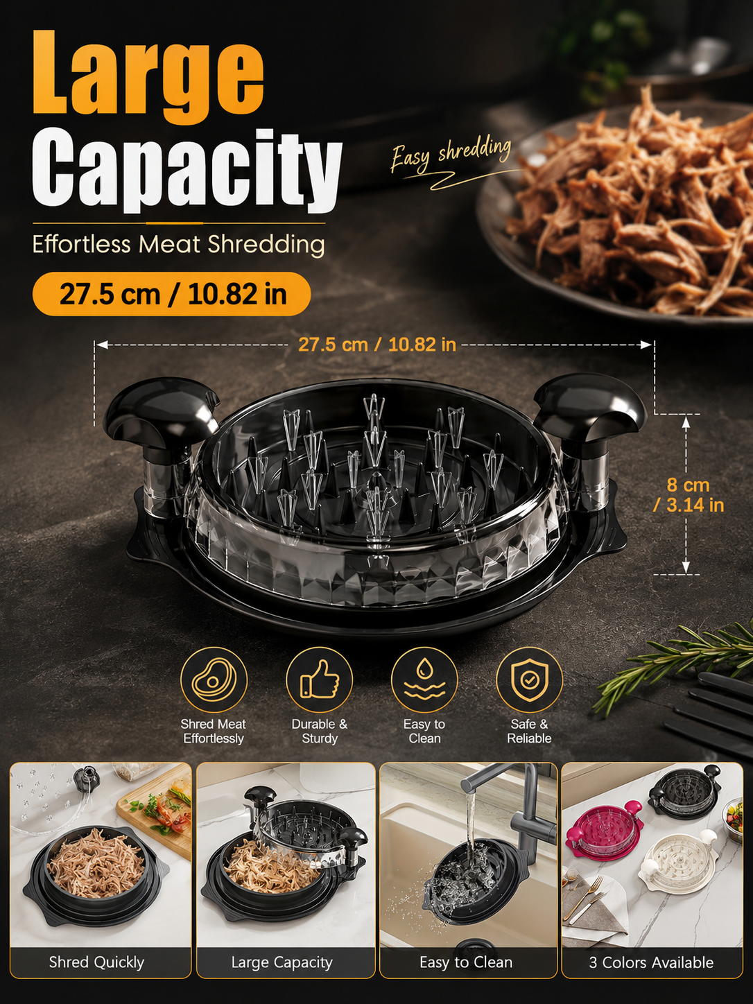 Multifunctional Chicken Shredd - đánh giá và giá Meal Prep Chicken