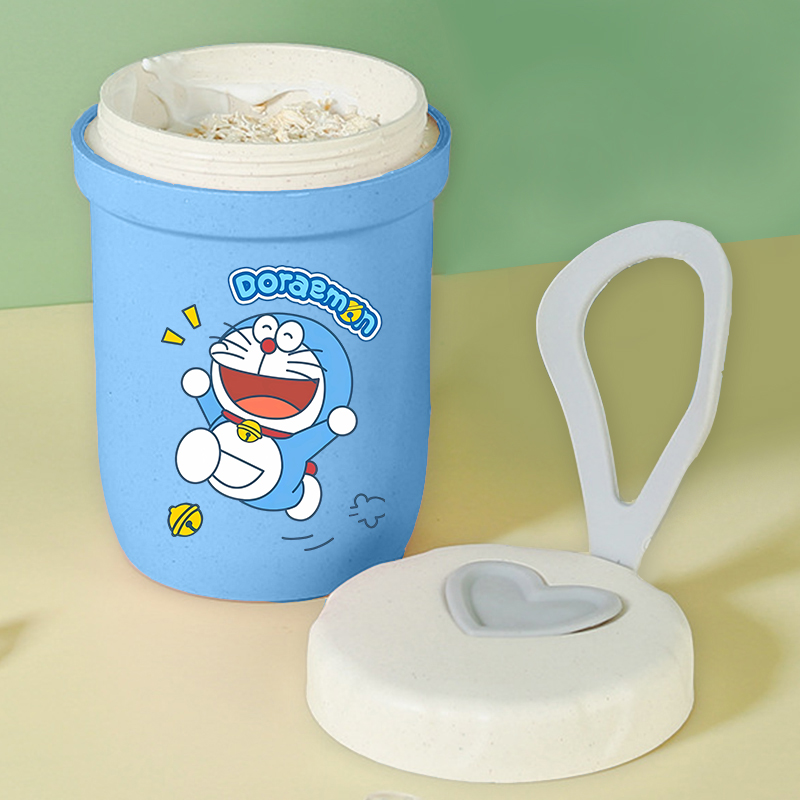 Doraemon Girl Boy Portable Bre - đánh giá và giá Meal Prep Oatmeal Jars
