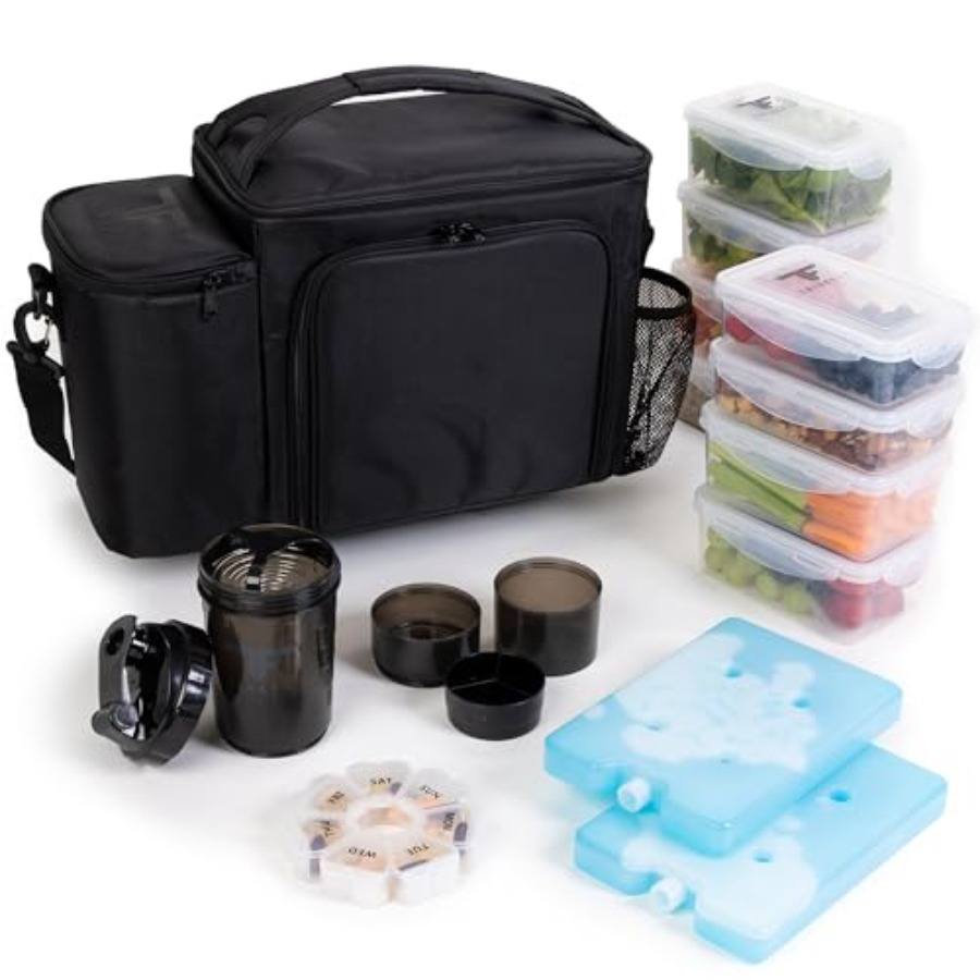 Large Black Meal Prep Lunch Ba - đánh giá và giá Meal Prep Containers Xl