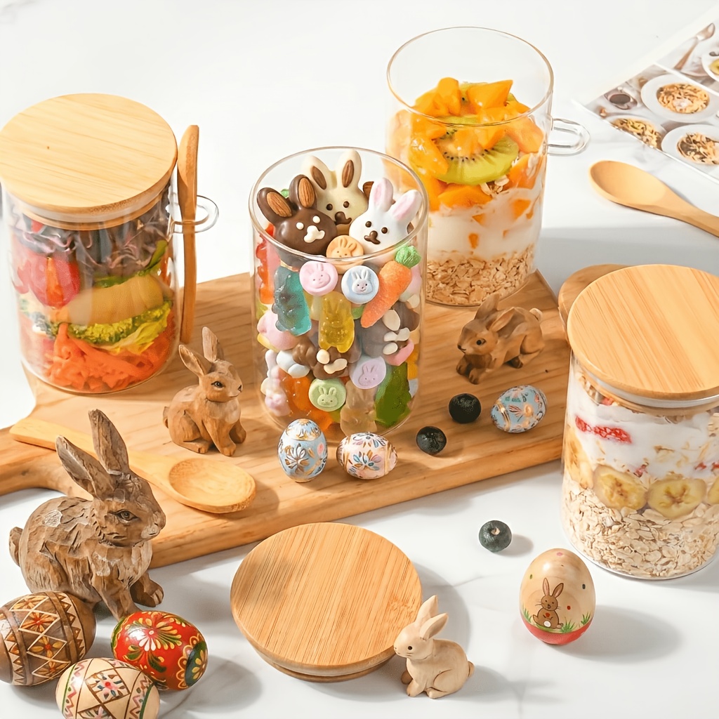 4/6pcs Dessert Bowl, Overnight - đánh giá và giá Meal Prep Chia Pudding
